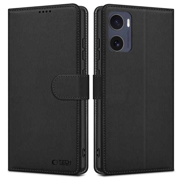 Tech-Protect Wallet Matte Black Motorola Moto G15/G05 Tok
