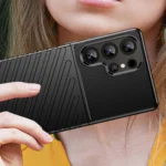 Thunder Silicone Armored Black Samsung Galaxy S25 Ultra Tok