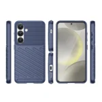 Thunder Silicone Armored Blue Samsung Galaxy S25 Tok