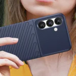 Thunder Silicone Armored Blue Samsung Galaxy S25 Tok