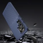 Thunder Silicone Armored Blue Samsung Galaxy S25 Ultra Tok