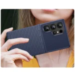 Thunder Silicone Armored Blue Samsung Galaxy S25 Ultra Tok