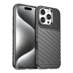 Thunder Silicone Armored Cover Black iPhone 16e Tok
