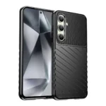 Thunder Silicone Armored Cover Black Samsung Galaxy S24 Fe Tok