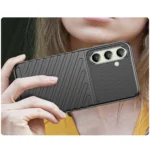Thunder Silicone Armored Cover Black Samsung Galaxy S24 Fe Tok