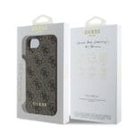 Guess 4G Charm Tone on Tone Brown iPhone 16e Tok