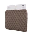Guess PU 4G Triangle Logo Obal pro NoteBook 14" Brown