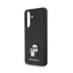 Karl Lagerfeld PU Saffiano Metal Karl and Choupette Black Samsung Galaxy A36 5G Tok