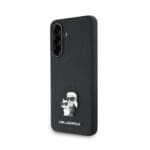 Karl Lagerfeld PU Saffiano Metal Karl and Choupette Black Samsung Galaxy A56 5G Tok