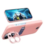 Leather Stand Ultra Cover Card Wallet With Stand Pink Samsung Galaxy S23 Ultra Tok