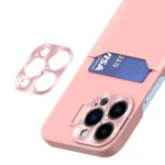 Leather Stand Ultra Cover Card Wallet With Stand Pink Samsung Galaxy S23 Ultra Tok