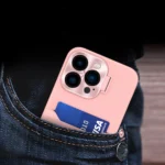 Leather Stand Ultra Cover Card Wallet With Stand Pink Samsung Galaxy S23 Ultra Tok