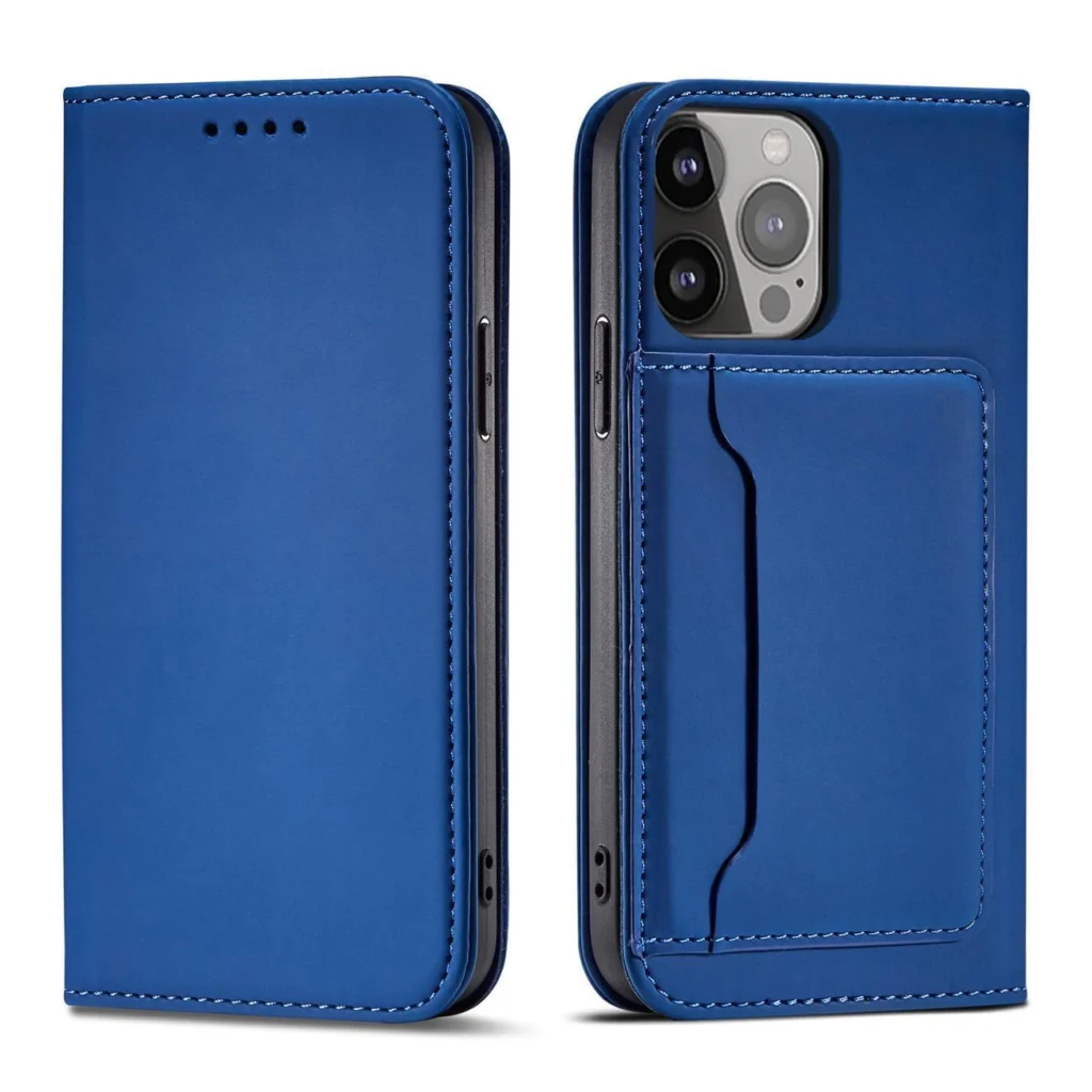Magnet Card Ultra Flip Cover Wallet Stand Blue Samsung Galaxy S23 Ultra Tok