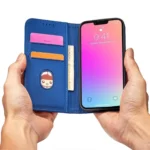 Magnet Card Ultra Flip Cover Wallet Stand Blue Samsung Galaxy S23 Ultra Tok