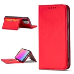 Magnet Card Ultra Flip Cover Wallet Stand Red Samsung Galaxy S23 Ultra Tok