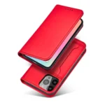 Magnet Card Ultra Flip Cover Wallet Stand Red Samsung Galaxy S23 Ultra Tok