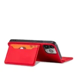 Magnet Card Ultra Flip Cover Wallet Stand Red Samsung Galaxy S23 Ultra Tok