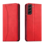 Magnet Fancy Flip Cover Wallet Stand Red Samsung Galaxy S23 Plus Tok