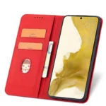 Magnet Fancy Flip Cover Wallet Stand Red Samsung Galaxy S23 Plus Tok