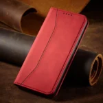 Magnet Fancy Flip Cover Wallet Stand Red Samsung Galaxy S23 Plus Tok