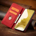 Magnet Fancy Flip Cover Wallet Stand Red Samsung Galaxy S23 Plus Tok