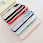 Milky Silicone Flexible Translucent Red Samsung Galaxy S21 Plus Tok
