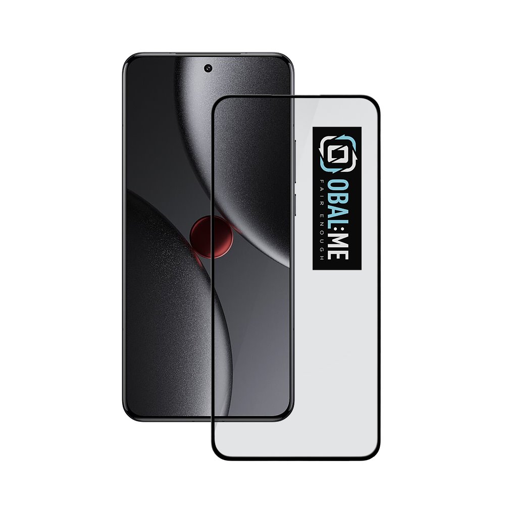 OBAL:ME 5D Tempered Glass Black Xiaomi 15 Ultra