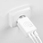 OBAL:ME GaN Travel Charger USB-A + 2xUSB-C 65W White