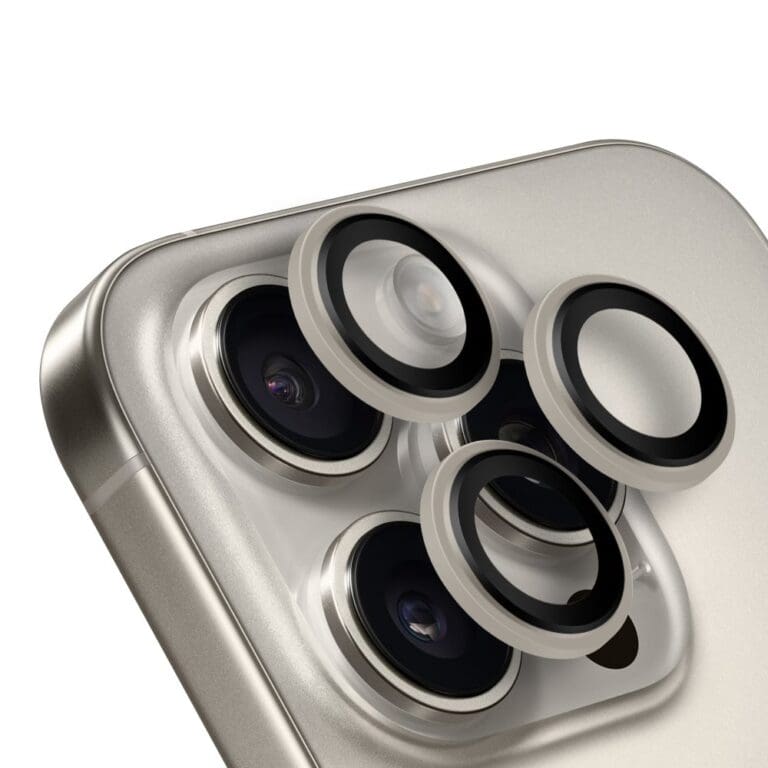 OBAL:ME Protection Lens Apple Natural Titanium iPhone 15 Pro/15 Pro Max