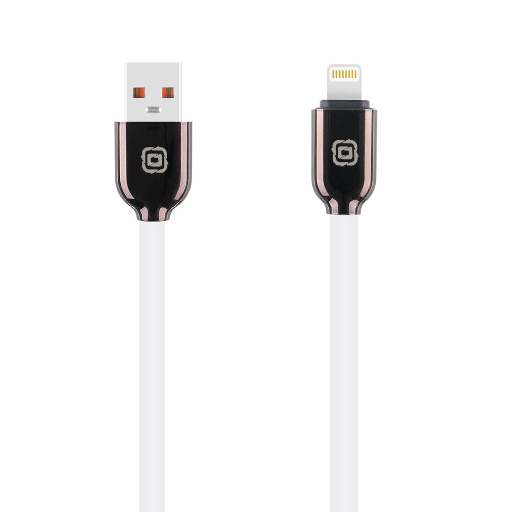 OBAL:ME Sleek USB-A/Lightning Cable White