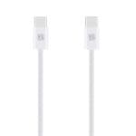 OBAL:ME Super Fast USB-C/USB-C Knitted Cable 60W 1m White
