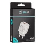 OBAL:ME Travel Charger USB-A + USB-C 20W White