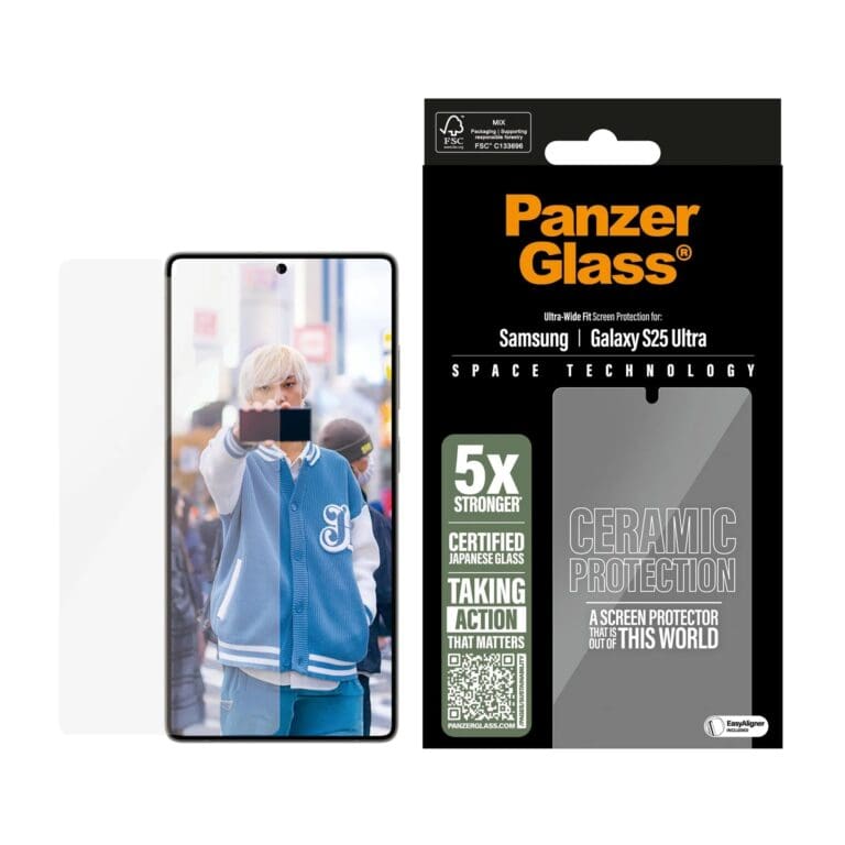 PanzerGlass Tempered Glass Ceramic UWF Clear Samsung Galaxy S25 Ultra