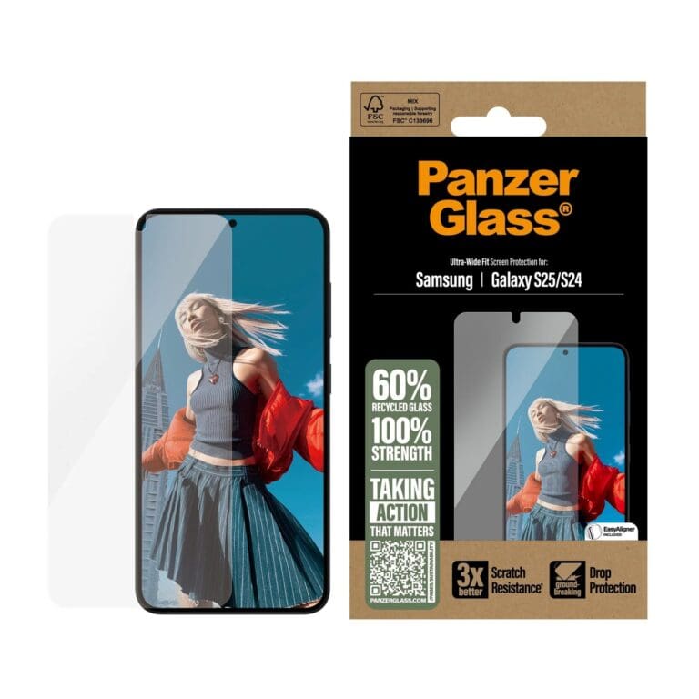 PanzerGlass Tempered Glass UWF Clear Samsung Galaxy S25