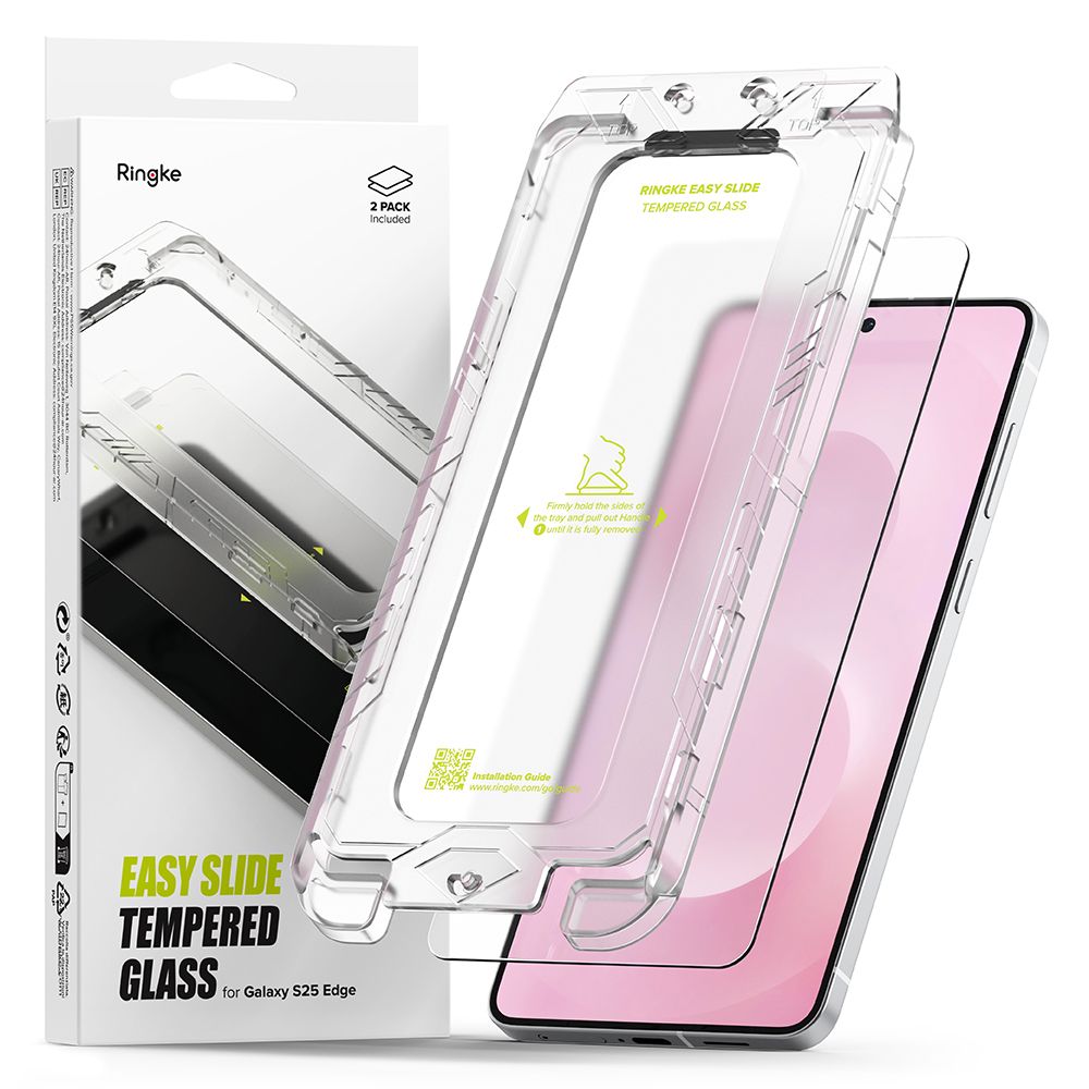 Ringke Easy Slide 2-Pack Edge Clear Samsung Galaxy S25 Edge