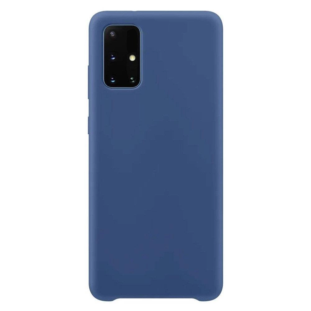 Silicone Soft Flexible Rubber Cover Dark Blue Samsung Galaxy S21 Plus Tok