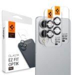 Spigen Optik Pro Glas.Tr ”Ez Fit” Camera Protector 2-Pack Edge Black Samsung Galaxy S25 Edge