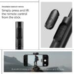 Spigen S541W Bluetooth Selfie Stick Tripod Black