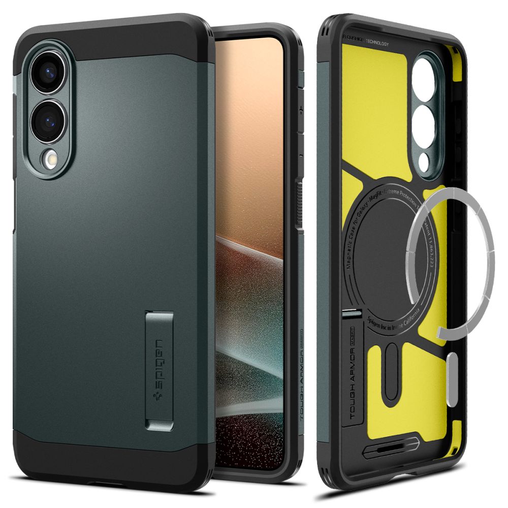 Spigen Tough Armor MagSafe Abyss Green Samsung Galaxy S25 Edge Tok