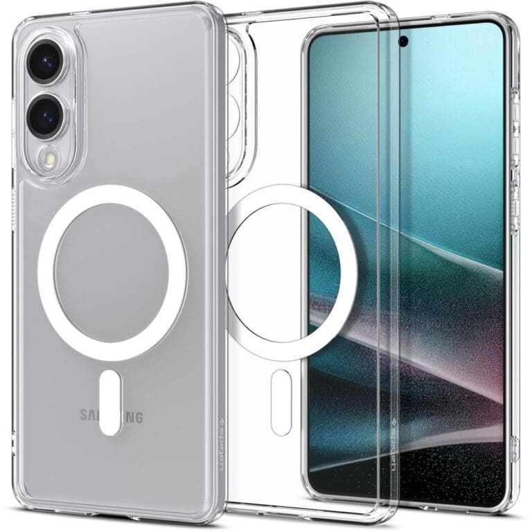 Spigen Ultra Hybrid Mag MagSafe Clear/White Samsung Galaxy S25 Edge Tok