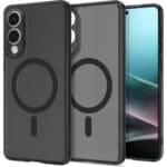 Spigen Ultra Hybrid Mag MagSafe Frost Black Samsung Galaxy S25 Edge Tok