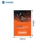 SUNSHINE SS-057EK Anti-Stress Matte Hydrogel Film for Smartphones Pack of 50