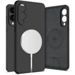 Tech-Protect Liquid Silicone MagSafe Black Samsung Galaxy S25 Edge Tok