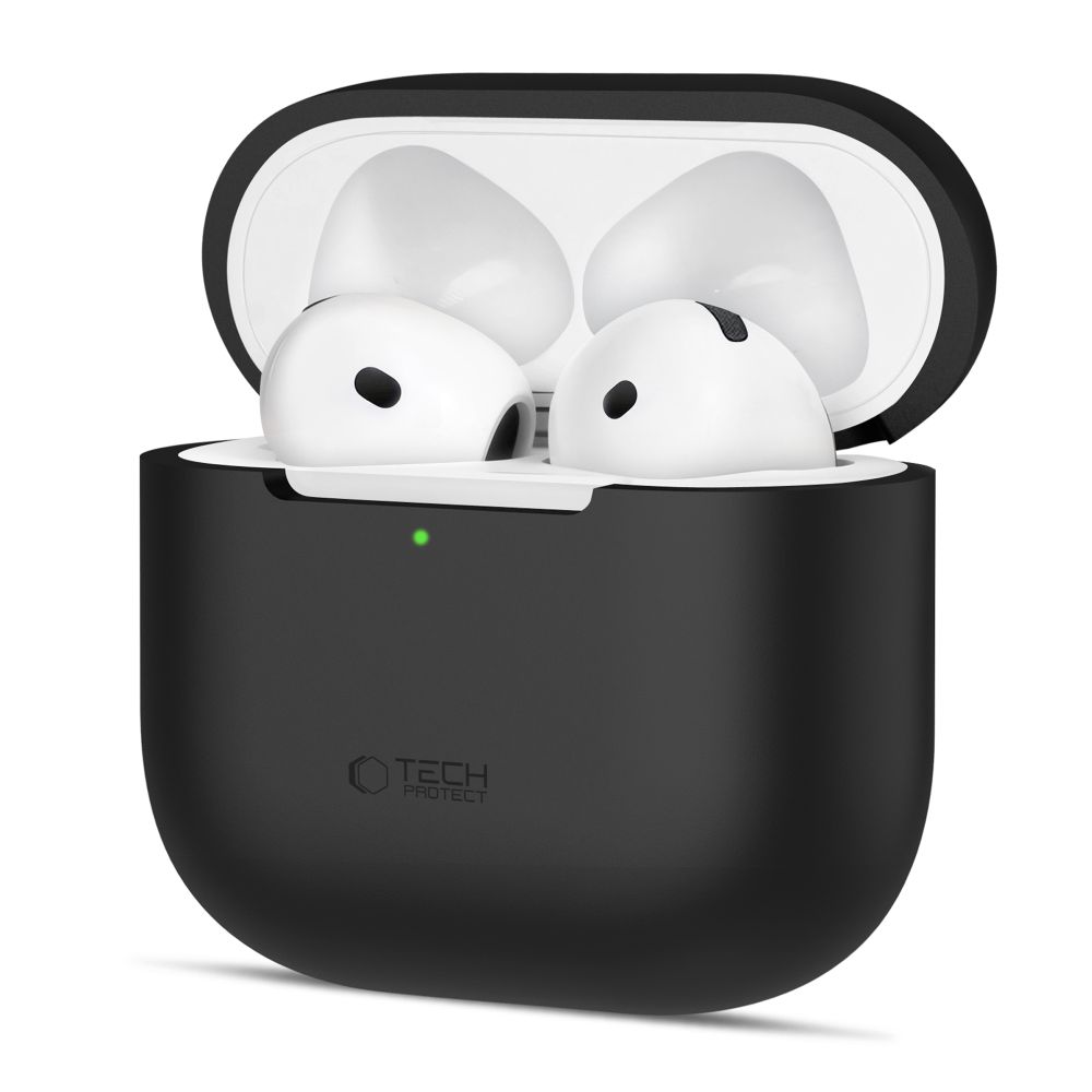 Tech-Protect Silicone Black AirPods 4 Tok