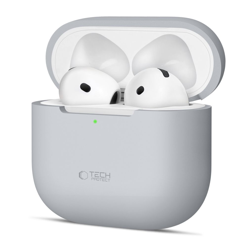Tech-Protect Silicone Crayon Grey AirPods 4 Tok