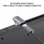 Tech-Protect Ultraboost Aa02 Angle Adapter Type-C Grey