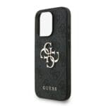 Guess PU 4G Metal Logo Strap Black iPhone 15 Pro Max Tok