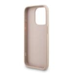 Guess PU 4G Metal Logo Strap Pink iPhone 15 Pro Max Tok