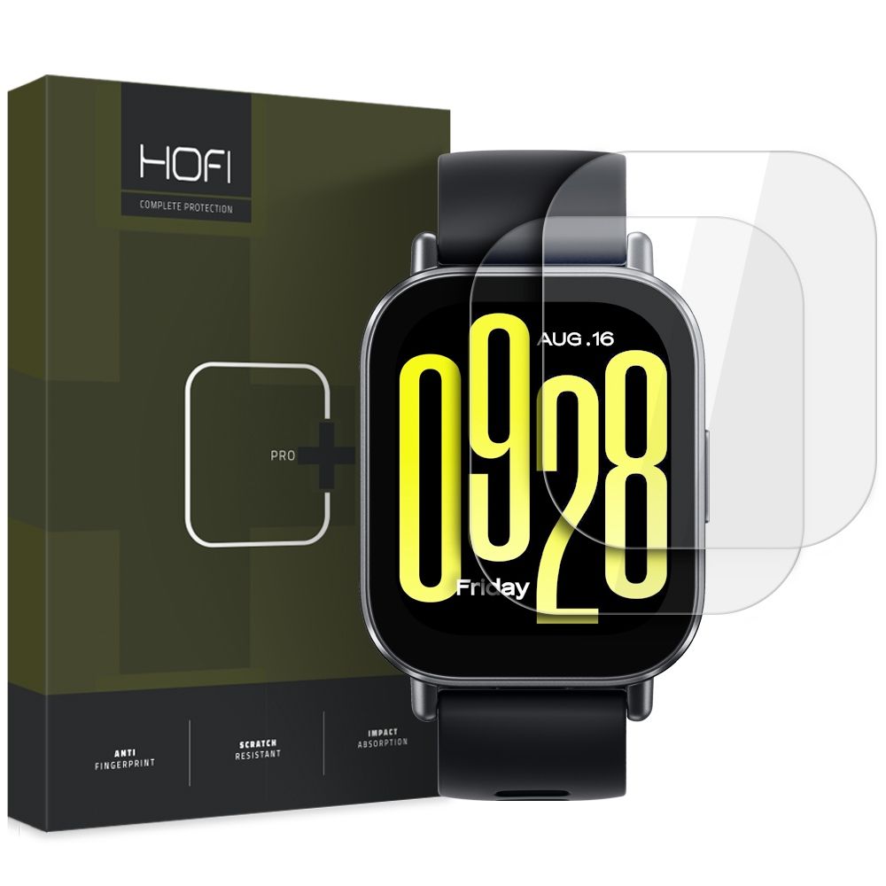 Hofi Glass Pro+ 2-Pack Xiaomi Redmi Watch 5 Active Clear
