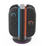 iPega SW2051 Charging Station with RGB for Nintendo JoyCon Controllers Switch 2 Black